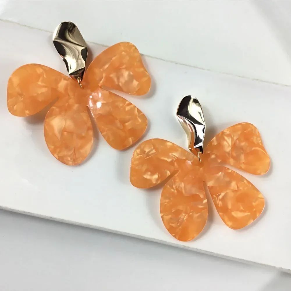 Zara  Big Flower Earrings